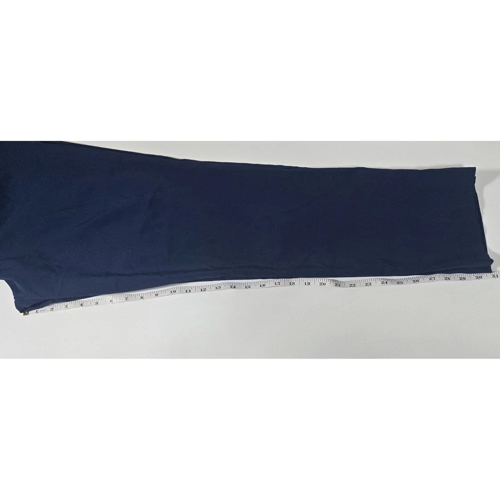 Perry Ellis Travel Luxe Slim Straight Dress Pants 40x32 Estate Blue NWT Flex